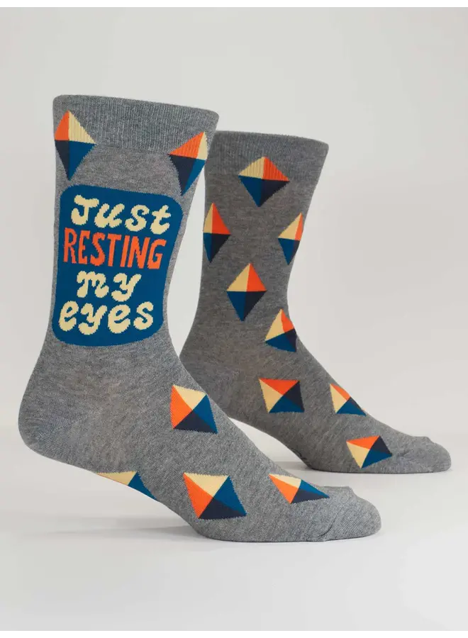 Men's Socks Resting My Eyes