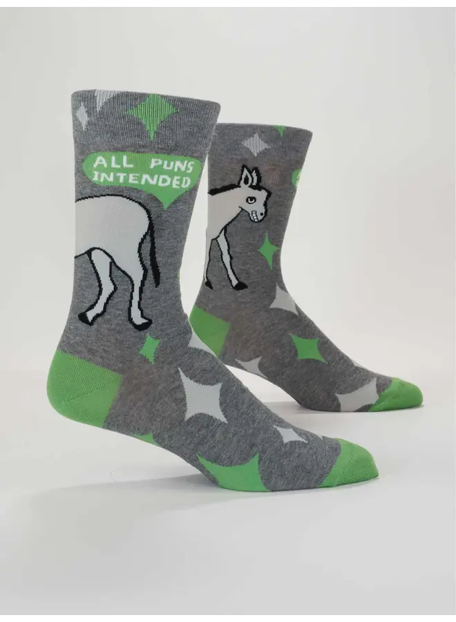 Men's Socks All Puns Intended