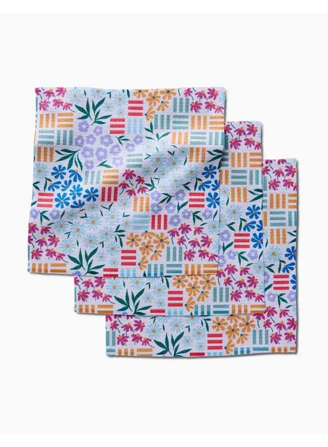 Floral Garden Dishcloth Set