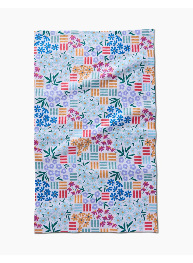 Floral Garden Tea Towel