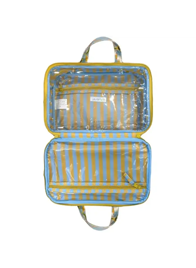 English Garden Blue Travel Case
