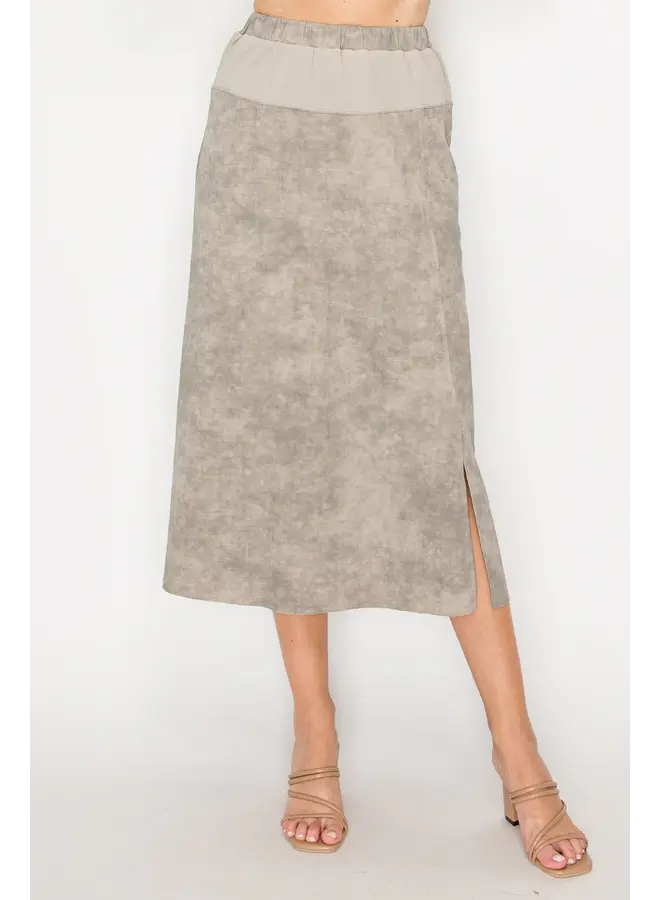 Konnie Knit Printed Skirt