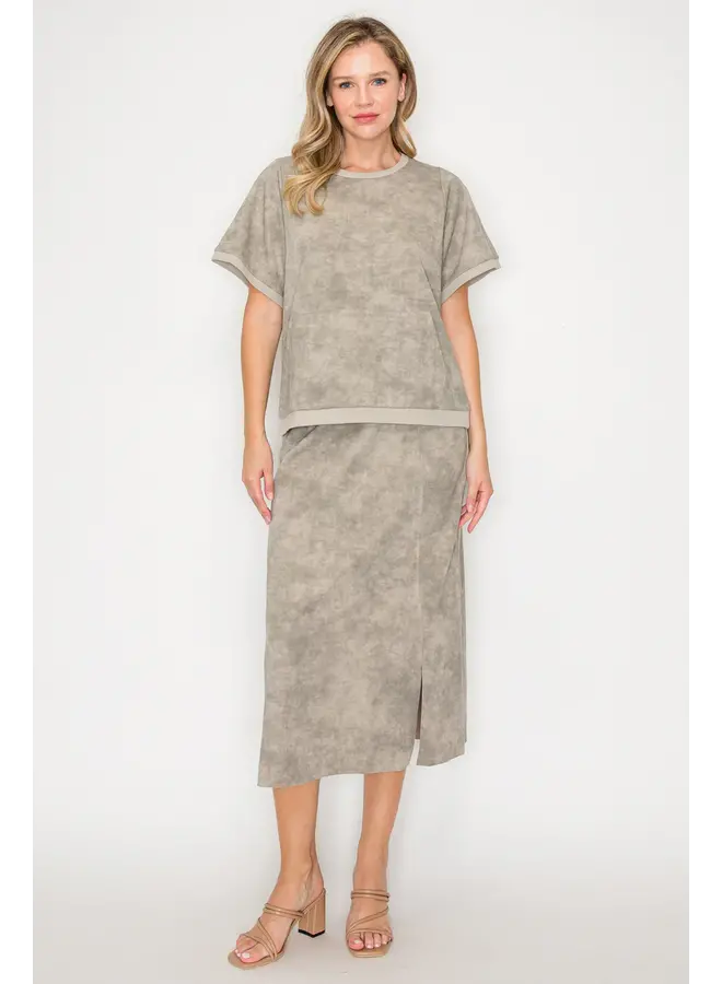 Konnie Knit Printed Skirt