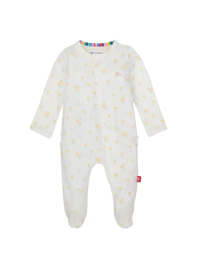 Evangeline Organic Cotton Footie W/ Ruff