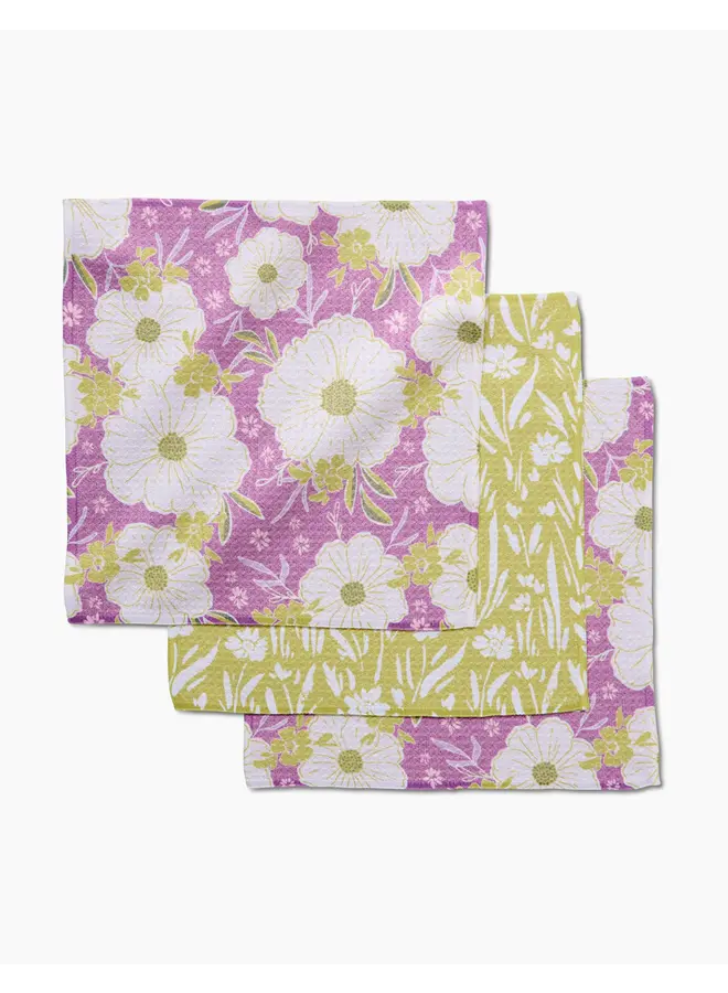 Field of Spring Flowers Dishcloth Set