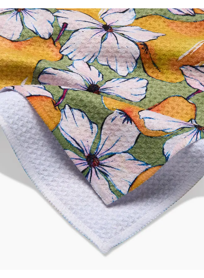 Pears Petals Tea Towel