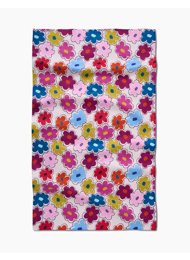 Flower Fling Tea Towel