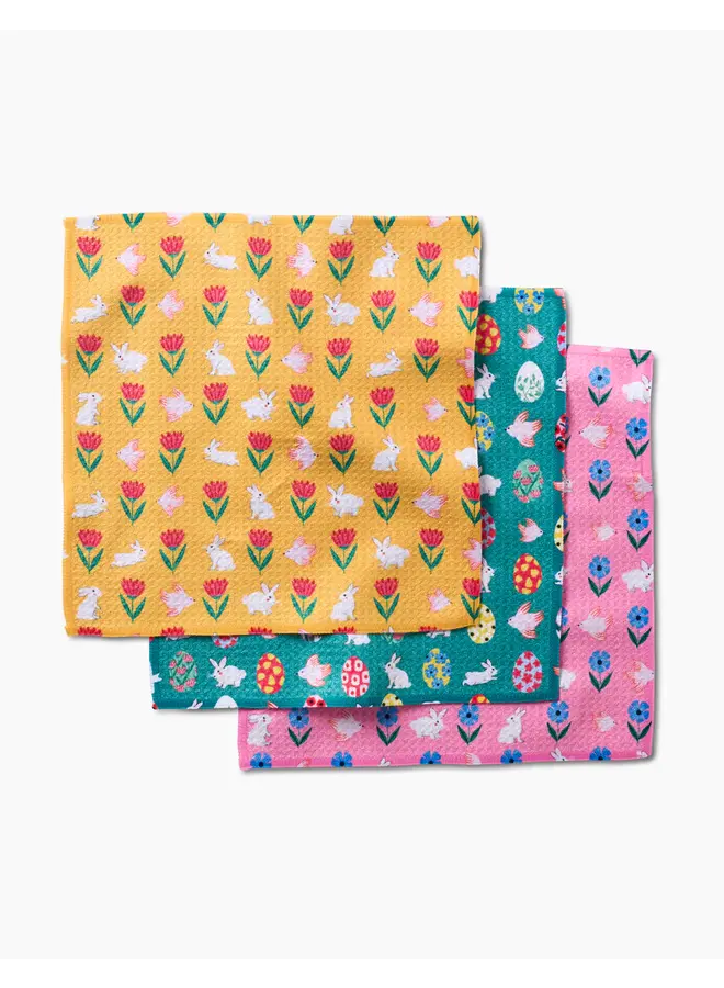 Floral Easter Parade Dishcloth Set