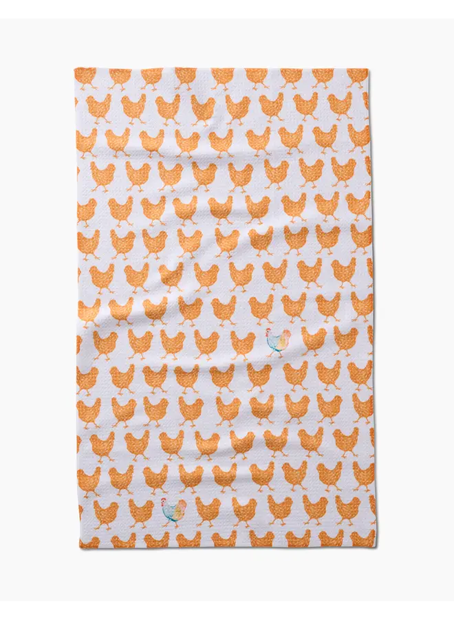 Fun Spring Chicks Tea Towel