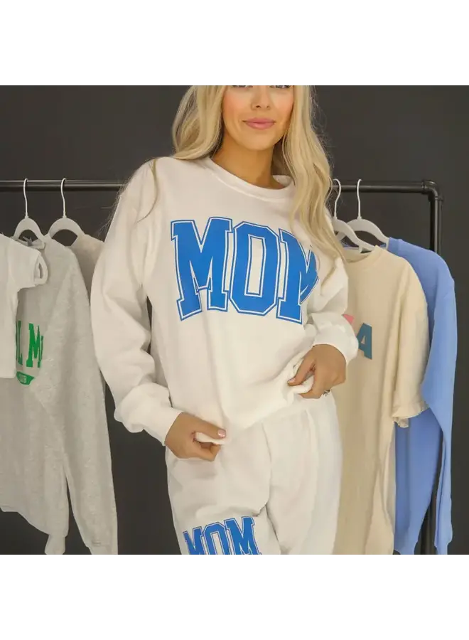 Mom Blue Sweatshirt