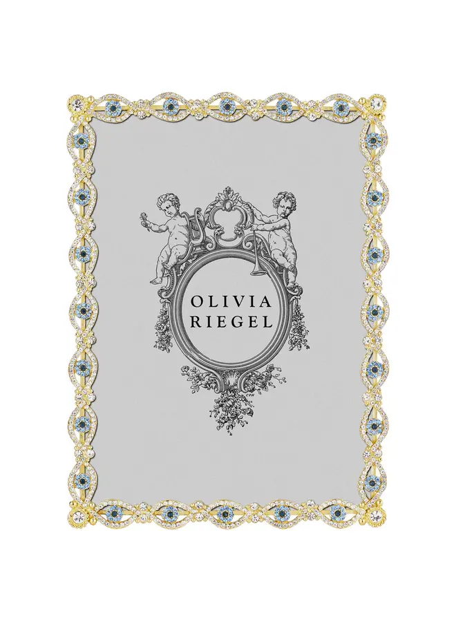Gold Evil Eye 5" x 7" Frame