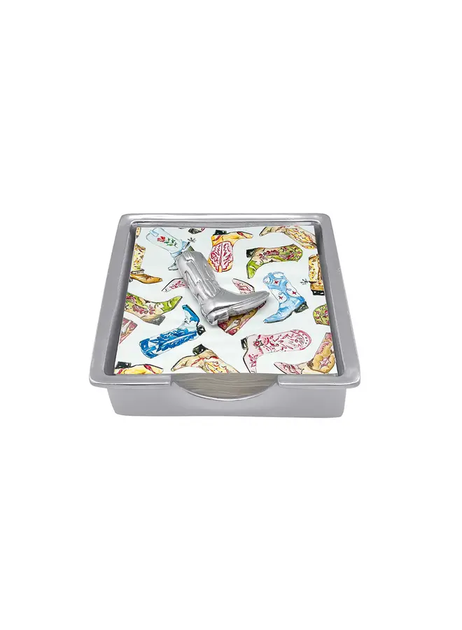Cowboy Boot Signature Napkin Box