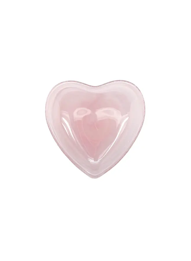 Alabaster Pink Heart Plate