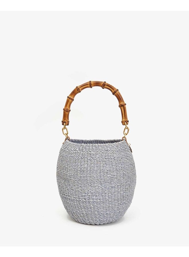 Pot De Miel w/ Bamboo Handle - Powder Blue