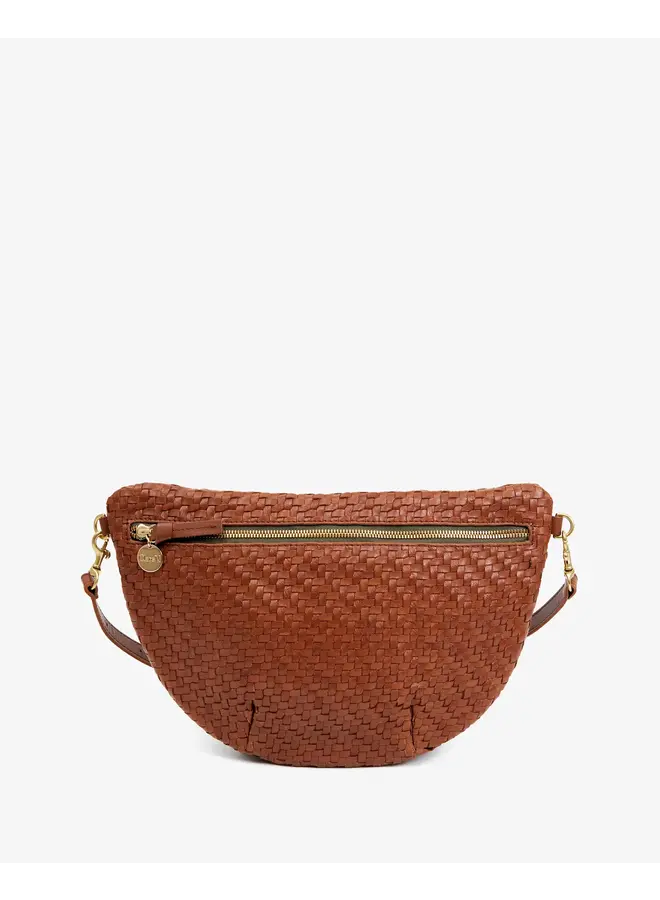 Grande Fanny - Hazelnut Woven Zig Zag