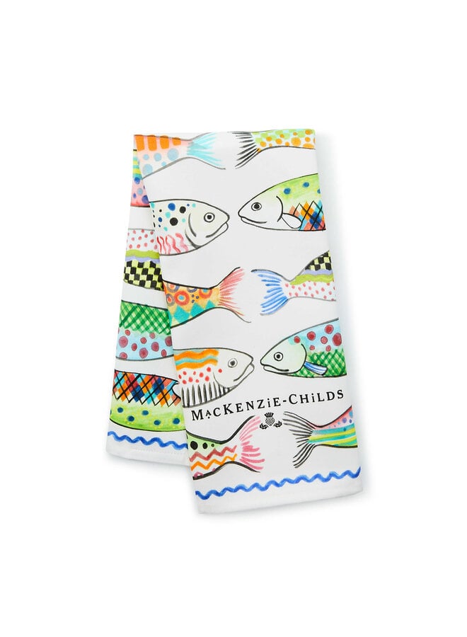 Go Fish Dish Towel