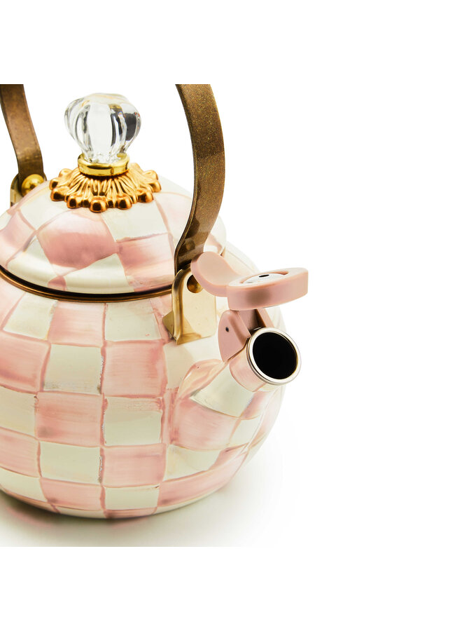 Rosy Check Whistling Tea Kettle