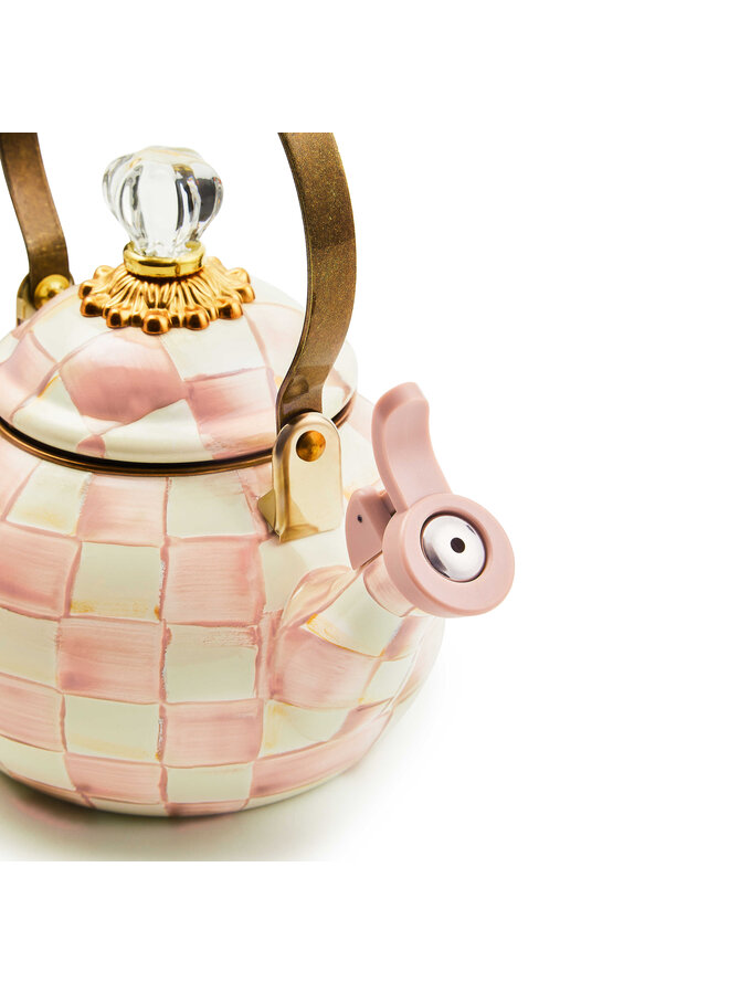 Rosy Check Whistling Tea Kettle
