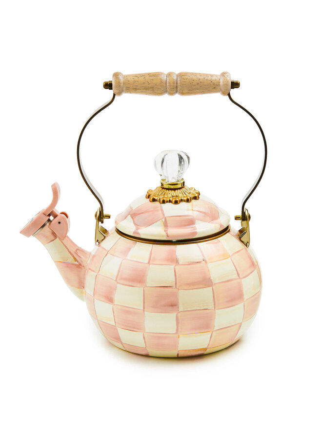 Rosy Check Whistling Tea Kettle