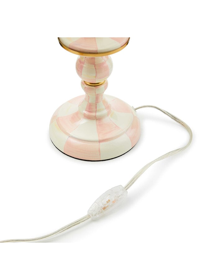Rosy Check Candlestick Lamp