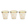 Rosy Check Herb Pots, Set of 3