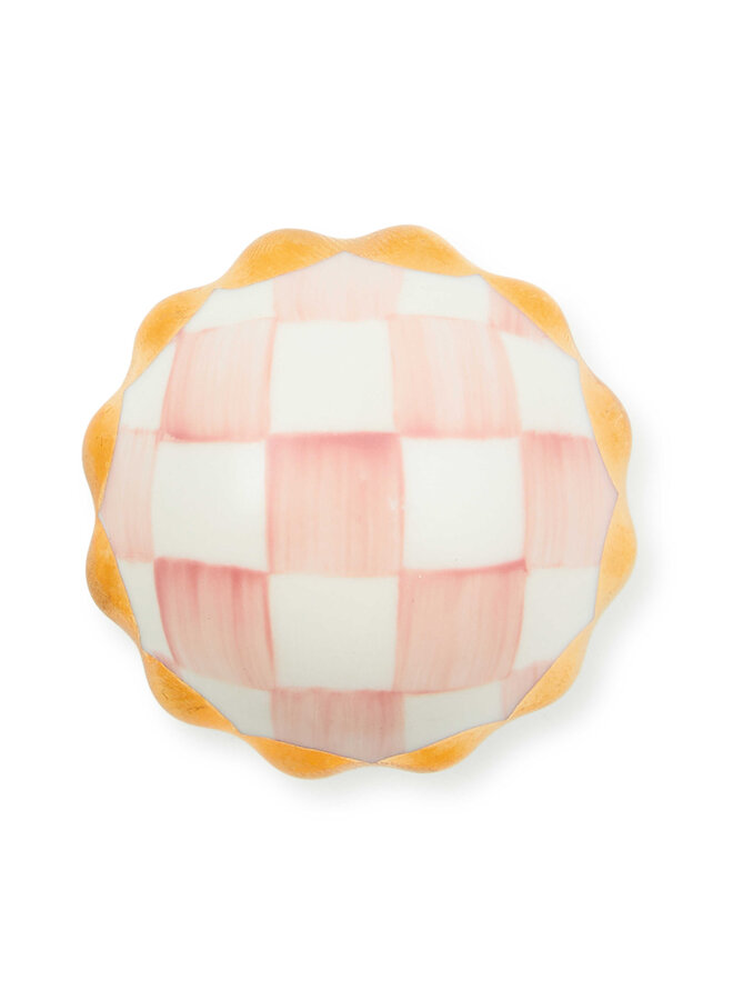 Rosy Check Petit Four Round Knob