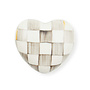 Sterling Check Heart Knob