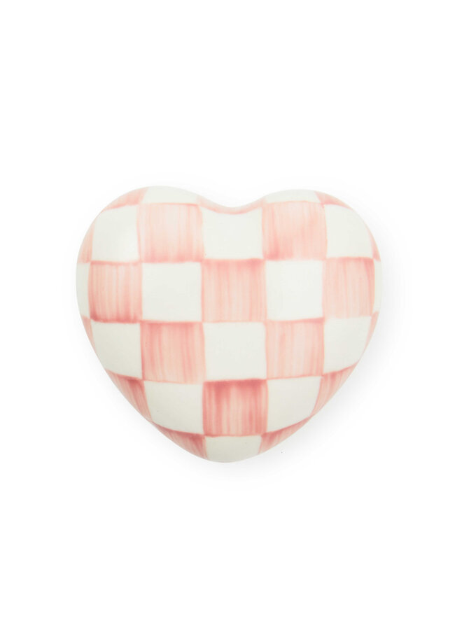 Rosy Check Heart Knob