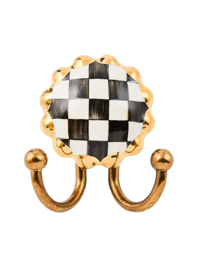 Courtly Check Round Hook