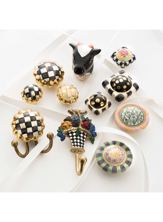 Courtly Check Round Hook