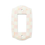 Rosy Check Single Rocker Switch Plate