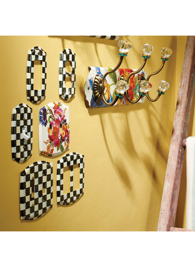 Courtly Check Double Outlet Cover
