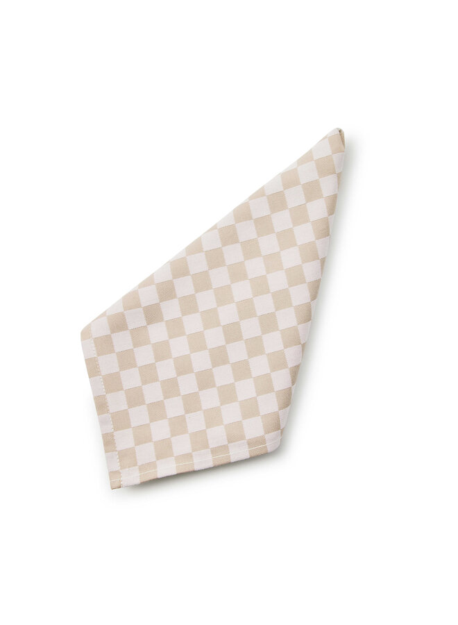 Flax Check Napkin, Set of 4