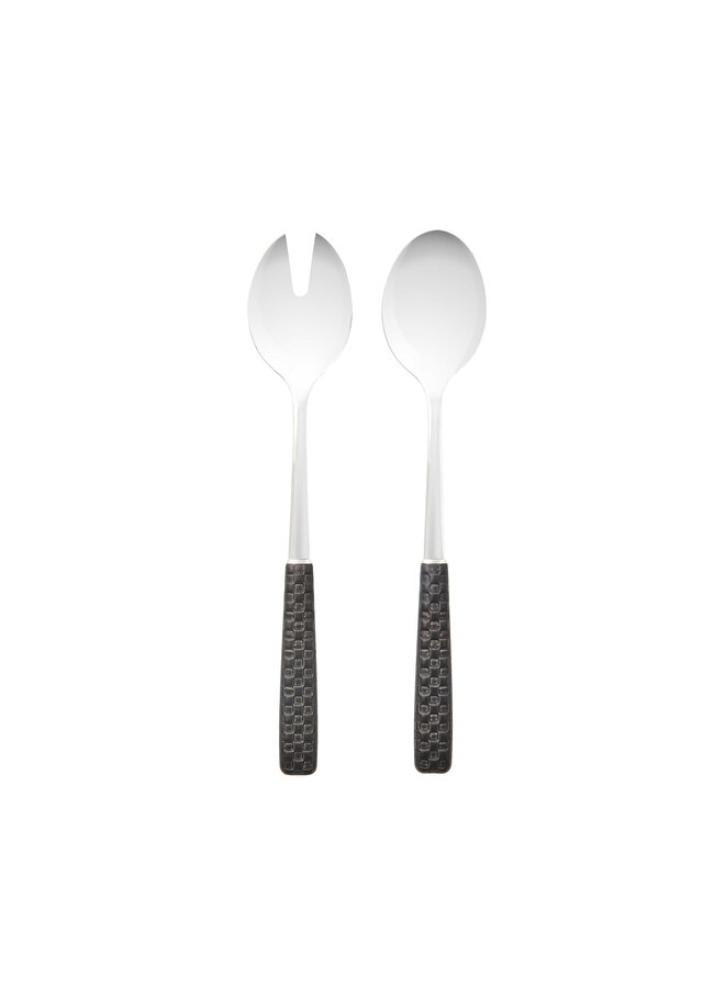 Everyday Black Salad Serving Set