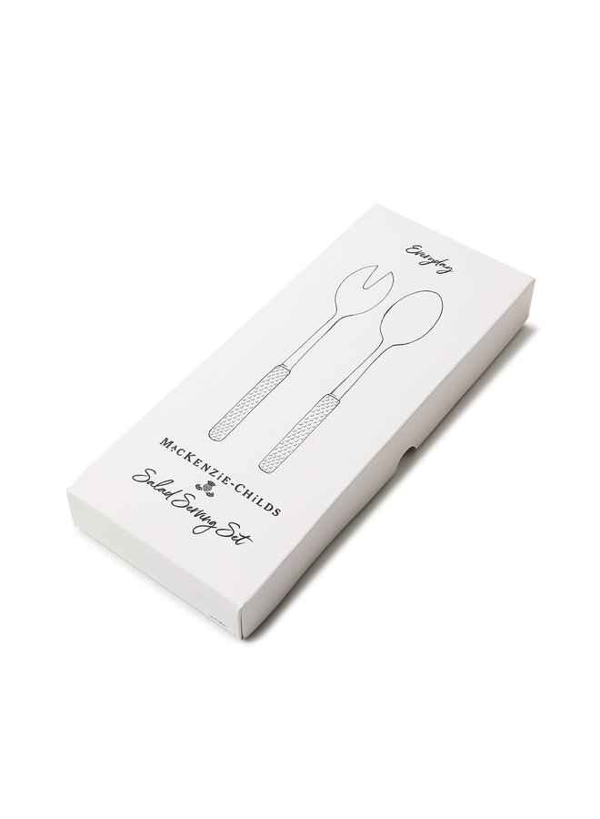 Everyday Black Salad Serving Set
