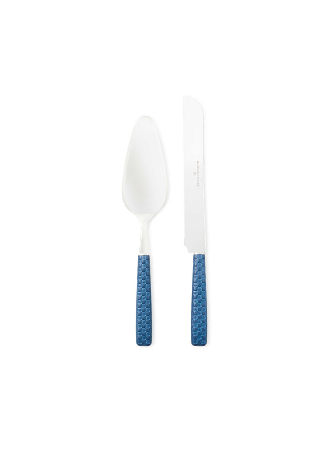 Everyday Indigo Cake Serving Set