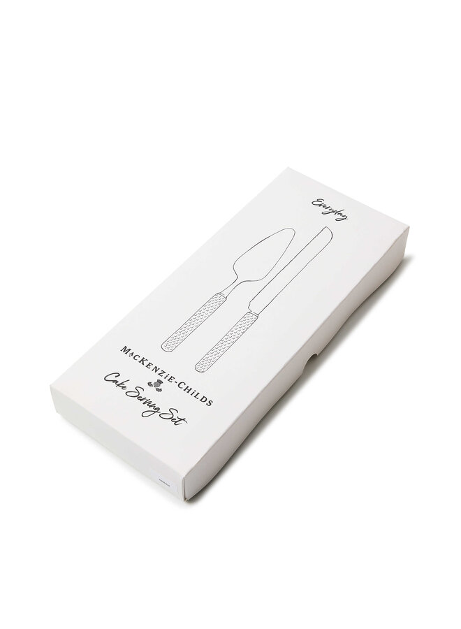 Everyday Indigo Cake Serving Set
