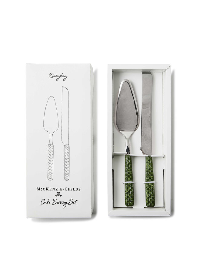 Everyday Green Cake Serving Set