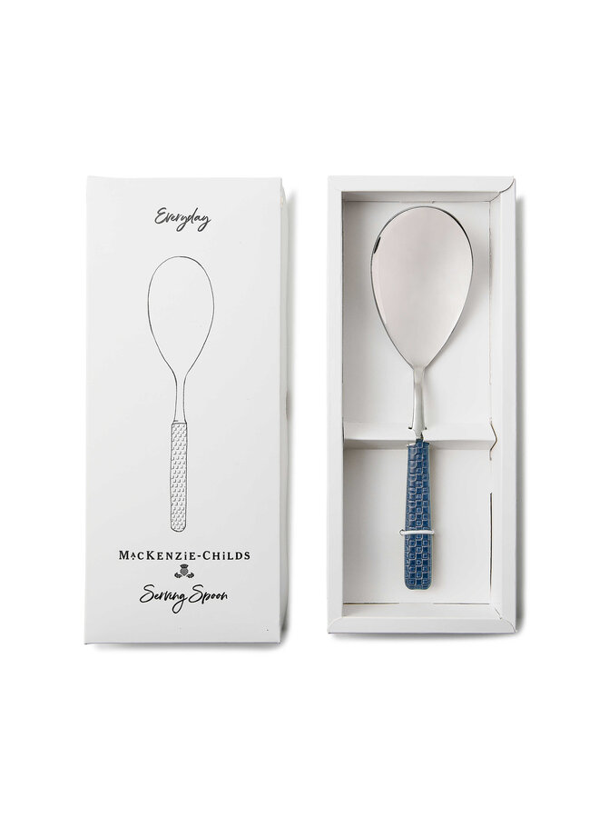 Everyday Indigo Serving Spoon