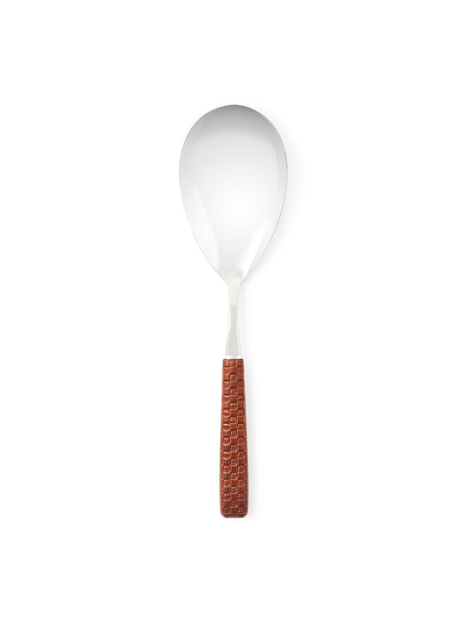 Everyday Leather Serving Spoon