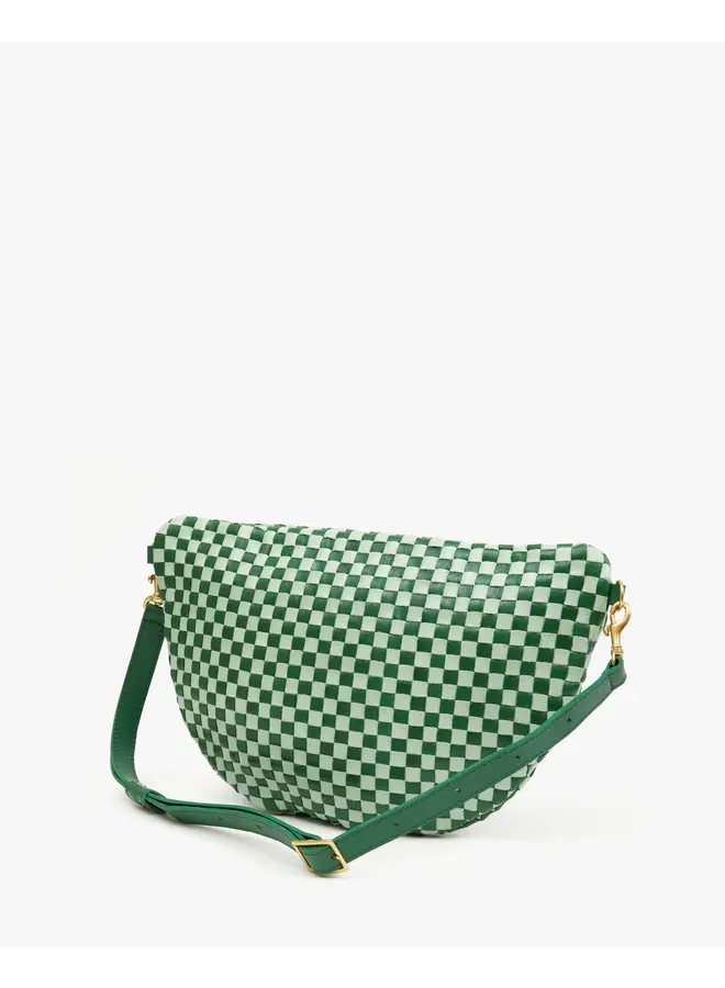 Grande Fanny - Fern & Mist Woven Checkered