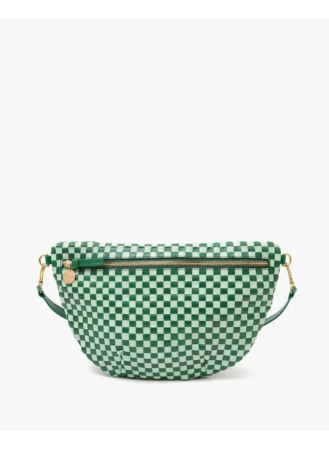 Grande Fanny - Fern & Mist Woven Checkered