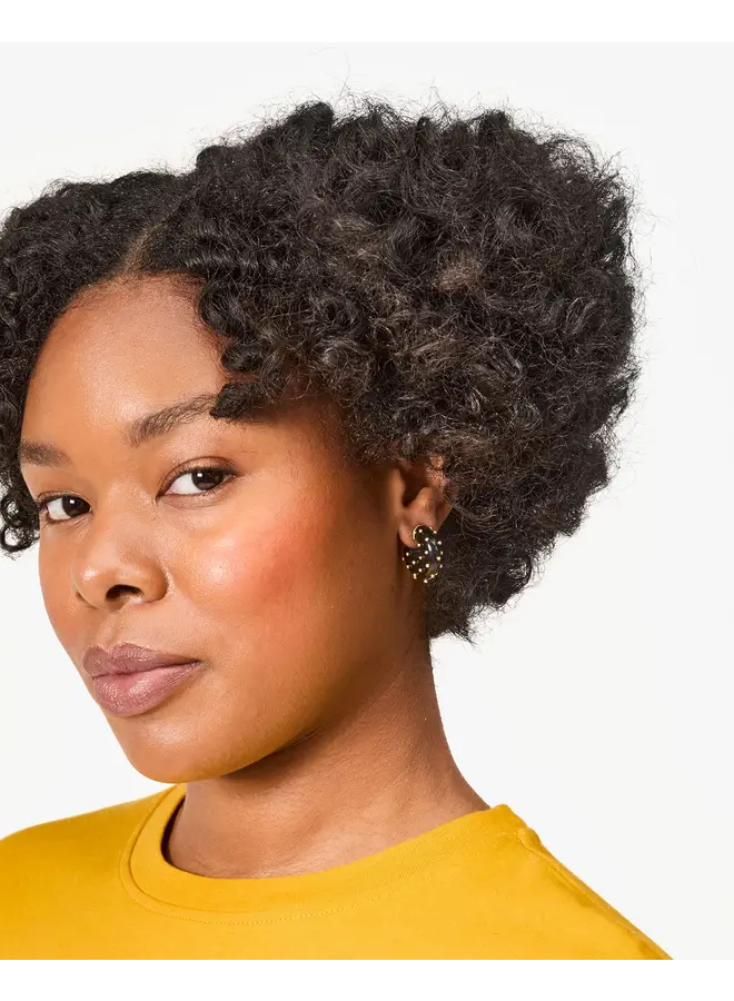 Le Hoop Studded Resin