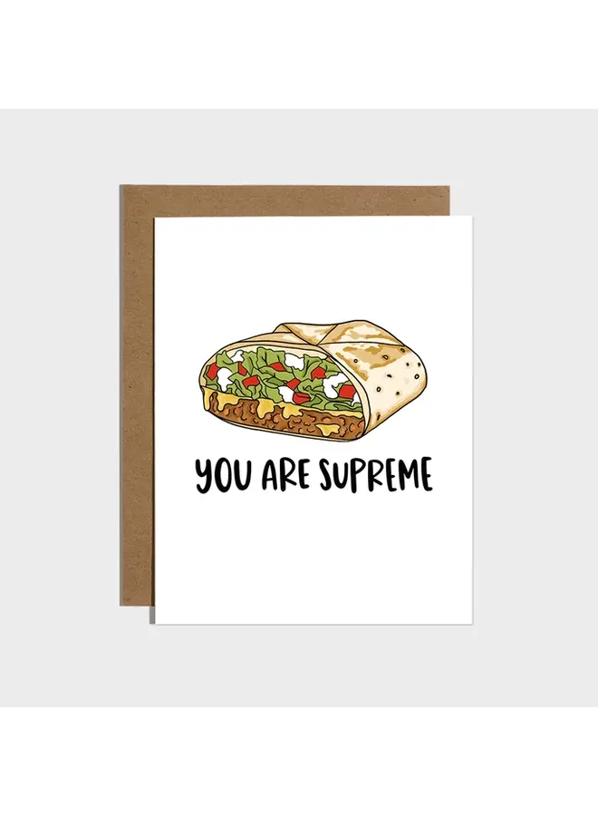 You are Supreme Love Card