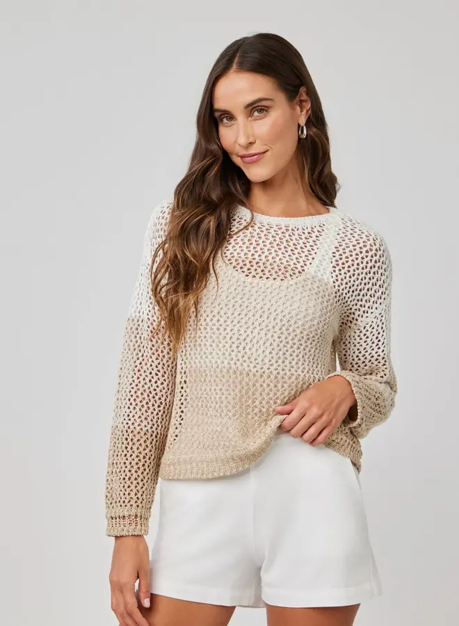 Relaxed Dropped Shoulder Sweater Khaki