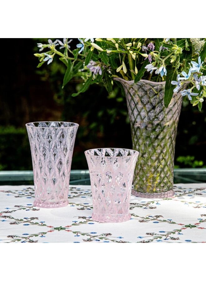 Trellis Large Tumbler - Blush
