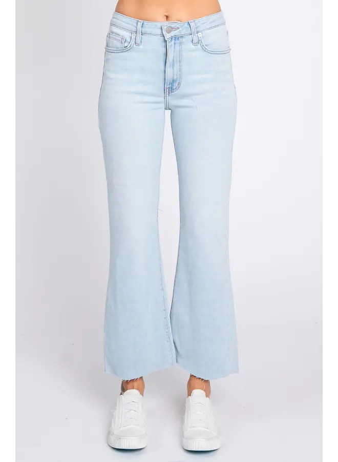 Sicily Scissor Cut Denim - Sky Blue