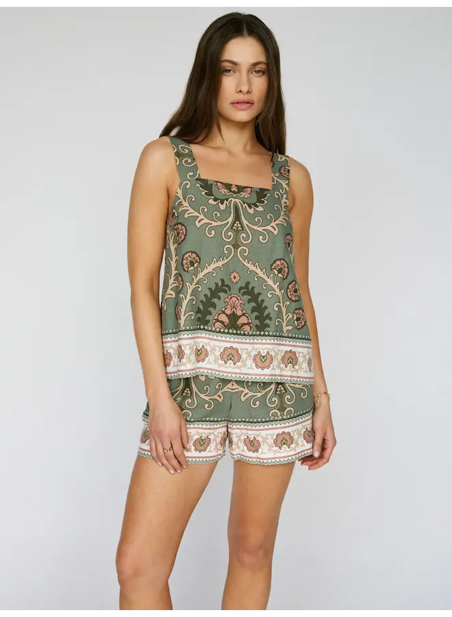 Button Back Cami -