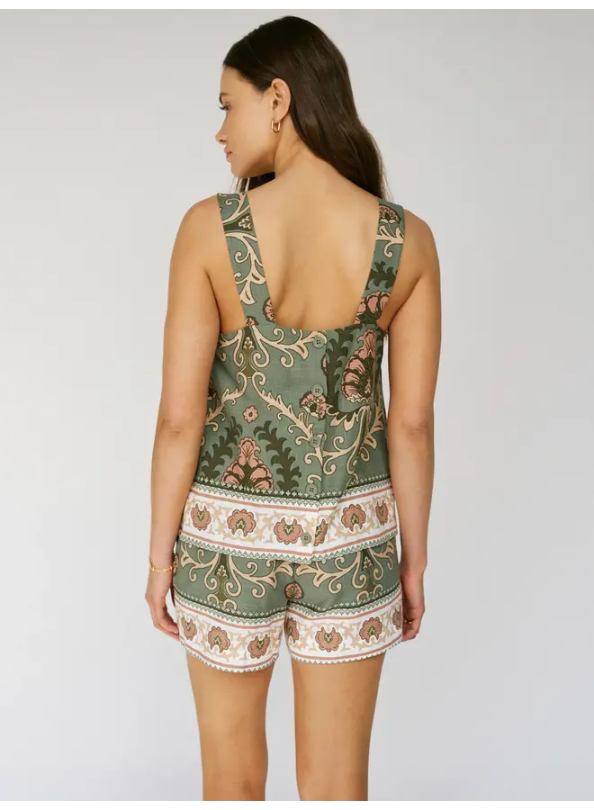 Button Back Cami -