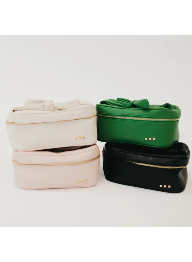 Madelyn Bow Makeup Bag -